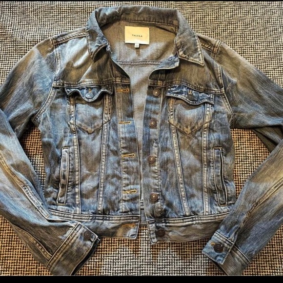 Aritzia Talula Cropped Jean / Denim Jacket - Vintage wash - size small - Picture 4 of 4